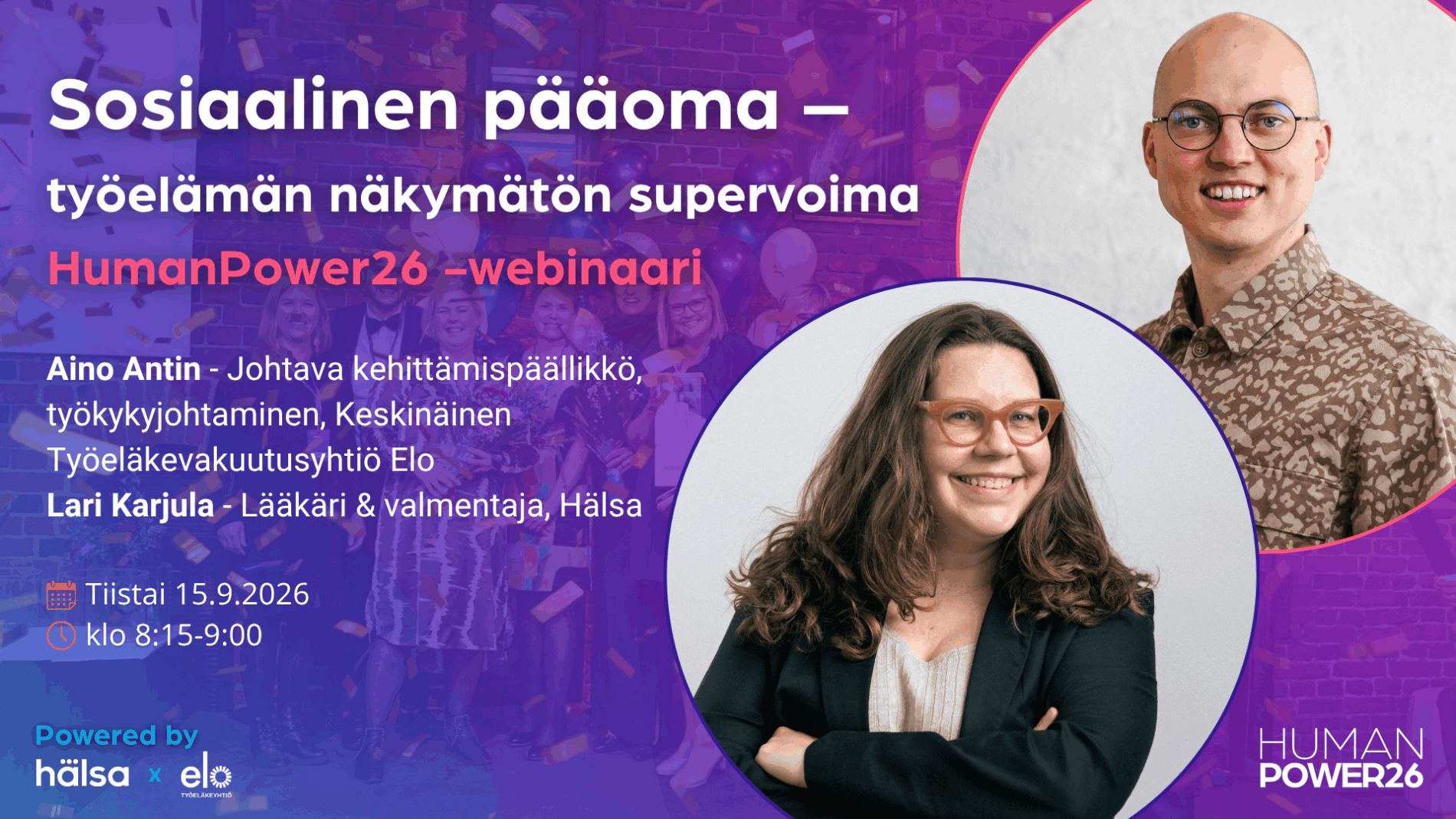 HumanPower26 webinaari, Sosiaalinen pääoma, Aino Antin